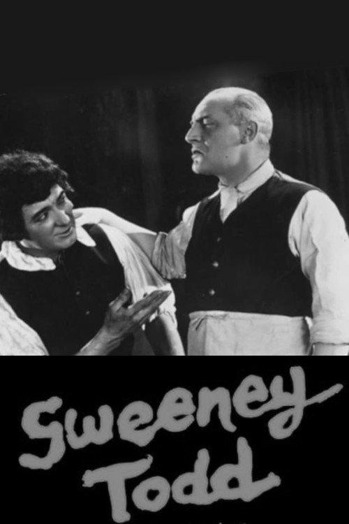 Sweeney Todd 1928 official movie poster