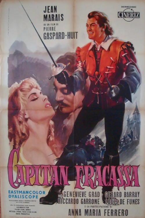 Captain Fracasse 1961 official movie poster