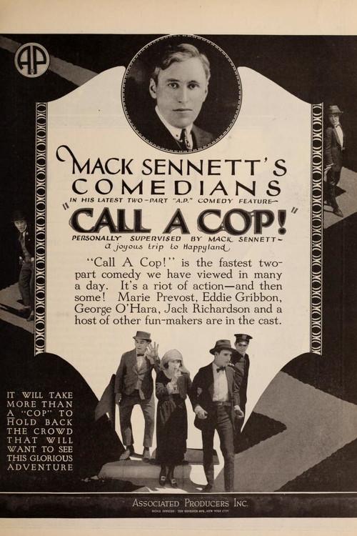 Call a Cop 1921 official movie poster