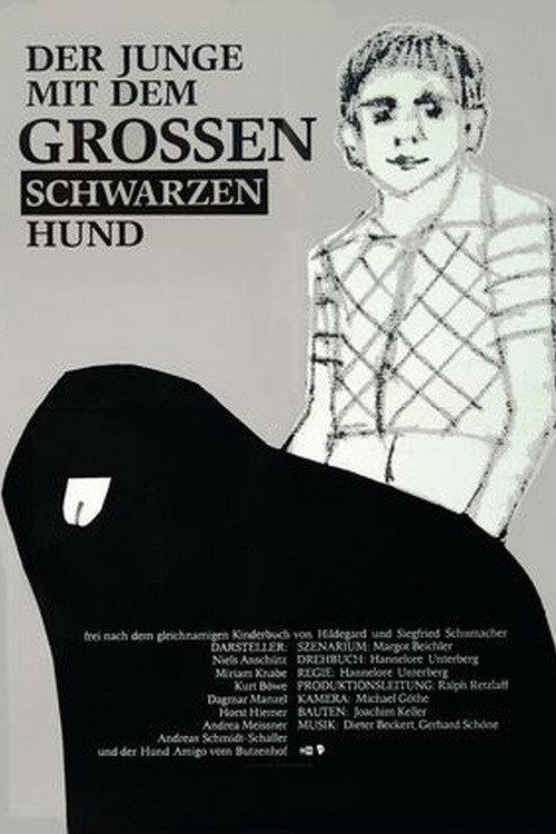 The Boy with the Big Black Dog 1986 official movie poster