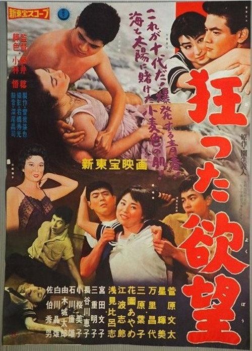 Crazy Desire 1959 official movie poster