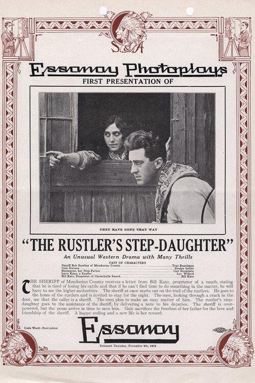 The Rustler's Step-Daughter 1913 official movie poster