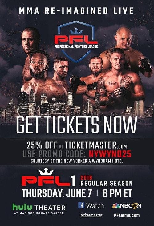 PFL 2018 #1: Regular Season - Harrison vs. Tursyn 2018 official movie poster