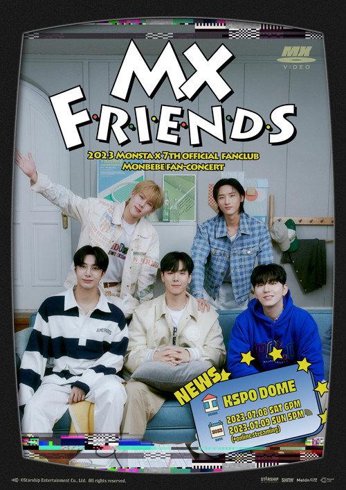 MX FRIENDS – 2023 MONSTA X 7TH OFFICIAL FANCLUB MONBEBE FAN-CONCERT official movie poster