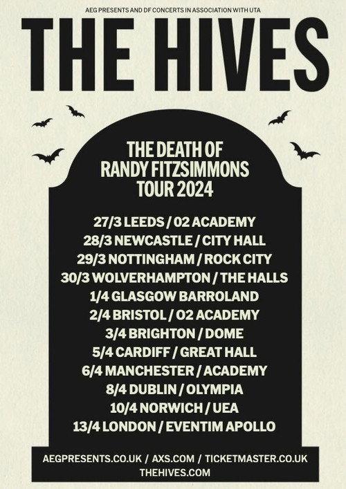 The Hives: Live At The Barrowlands 2024 official movie poster