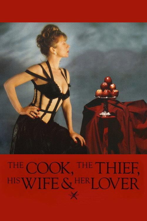 The Cook, the Thief, His Wife & Her Lover 1989 official movie poster