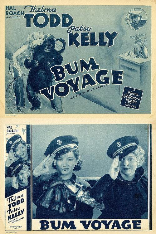 Bum Voyage 1934 official movie poster