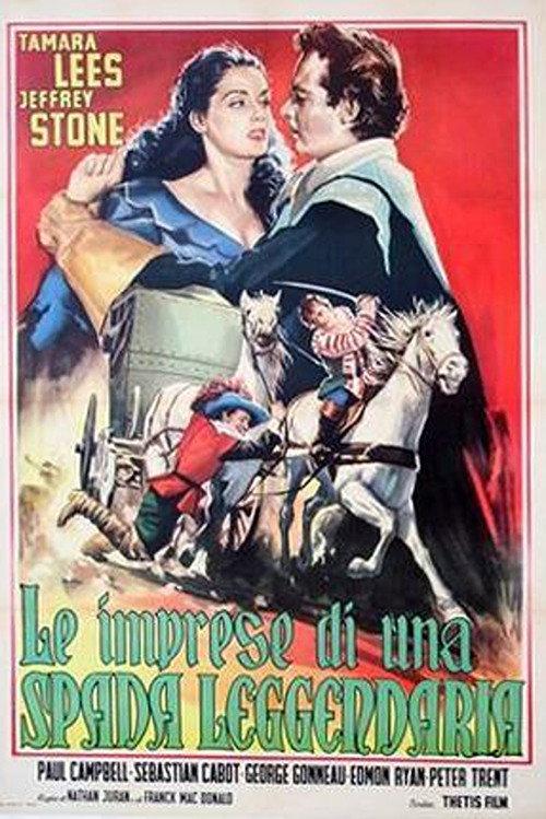 Le Imprese di una Spada Leggendaria 1958 official movie poster