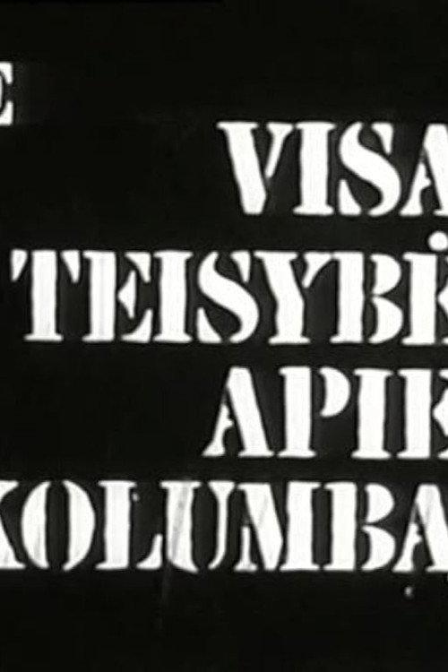 All Truth About Columbus 1970 official movie poster