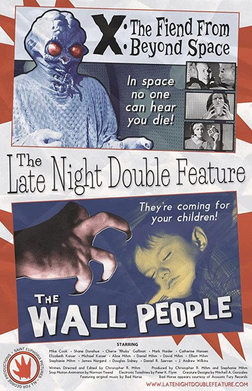 The Late Night Double Feature 2014 official movie poster
