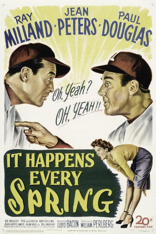It Happens Every Spring 1949 official movie poster