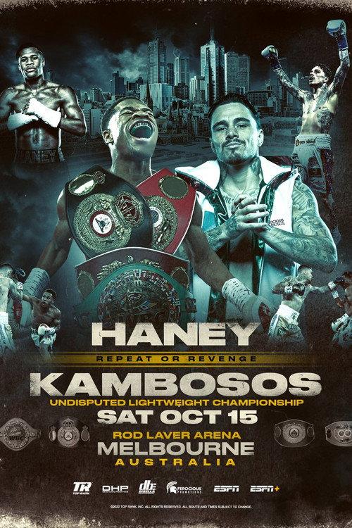 Devin Haney vs. George Kambosos Jr. II 2022 official movie poster