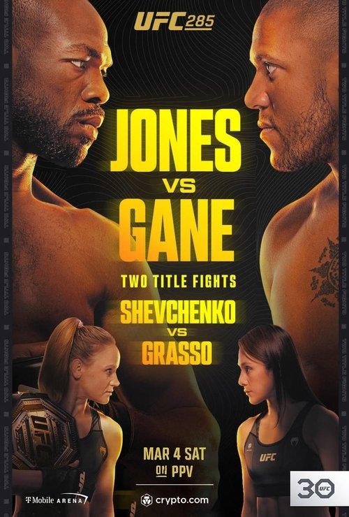 UFC 285: Jones vs. Gane 2023 official movie poster