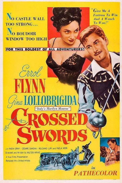 Crossed Swords 1954 official movie poster