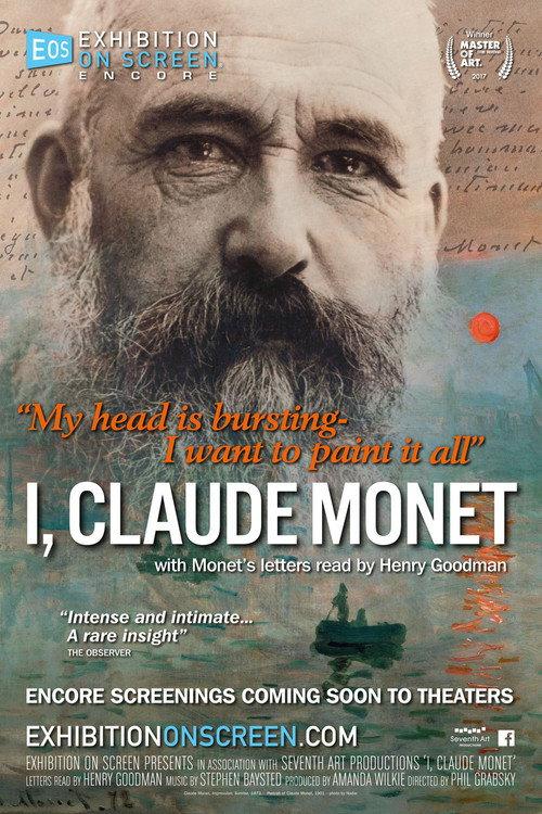I, Claude Monet 2017 official movie poster