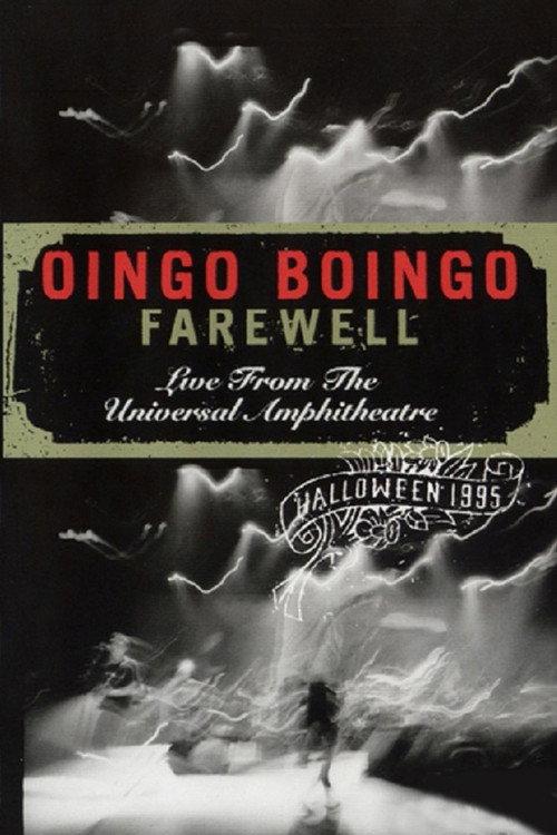 Oingo Boingo: Farewell (Live from the Universal Amphitheatre) 1996 official movie poster