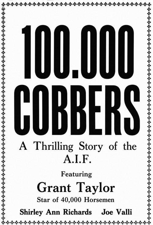 100,000 Cobbers 1942 official movie poster