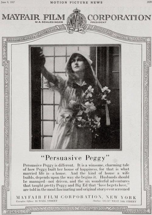 Persuasive Peggy 1917 official movie poster