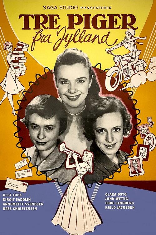 Tre piger fra Jylland 1957 official movie poster