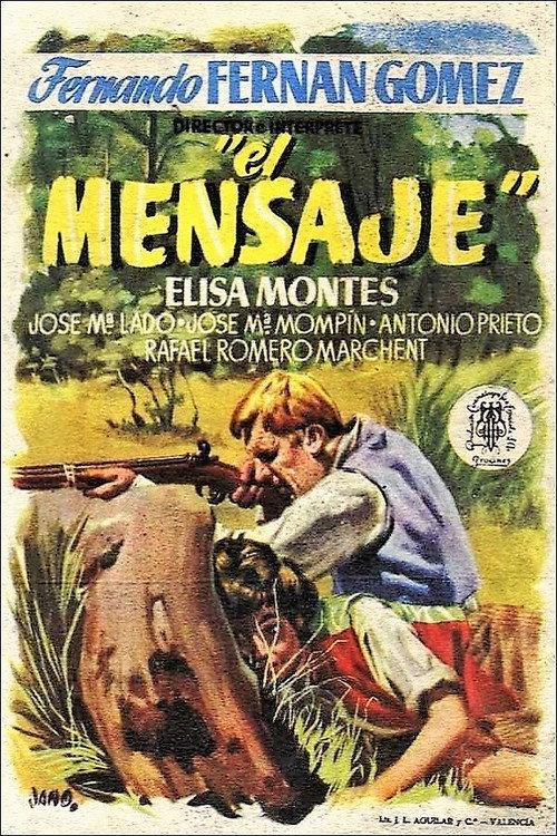 El mensaje 1954 official movie poster