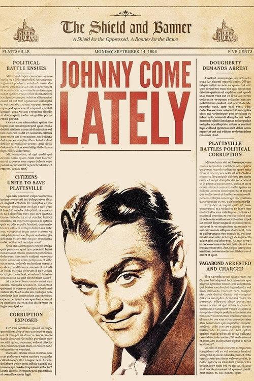 Johnny Come Lately 1943 official movie poster