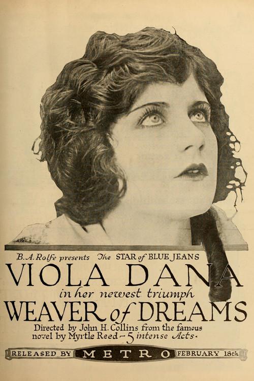 A Weaver of Dreams 1918 official movie poster