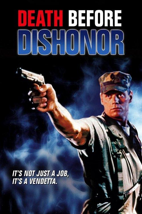 Death Before Dishonor 1987 official movie poster