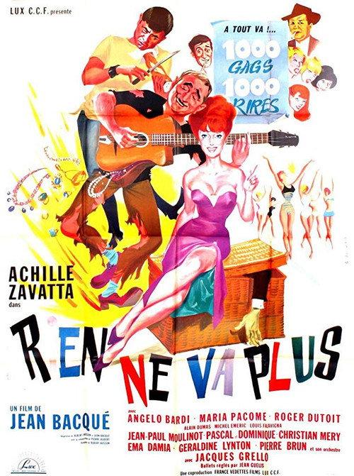Rien ne va plus 1964 official movie poster