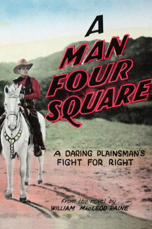 A Man Four-Square 1926 official movie poster