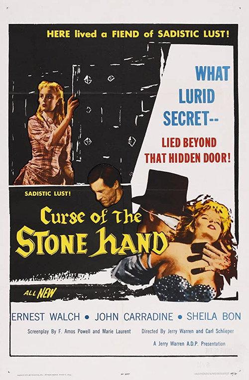 Curse of the Stone Hand 1965 official movie poster