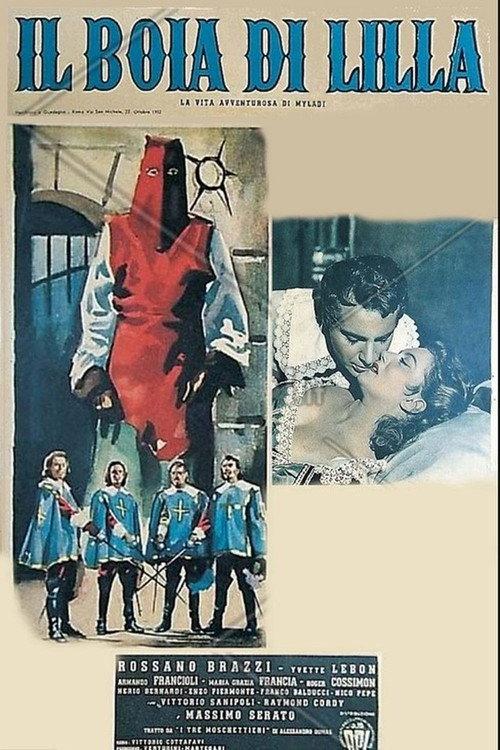 Milady and the Musketeers 1952 official movie poster