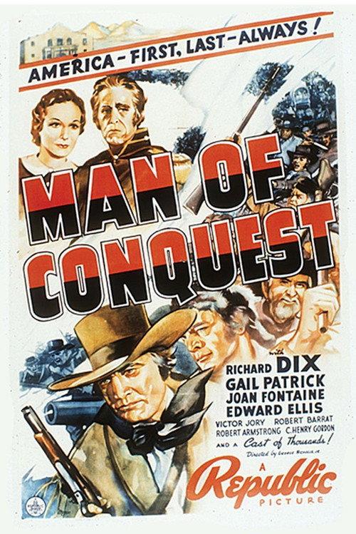 Man of Conquest 1939 official movie poster