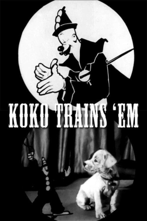 Koko Trains 'Em 1925 official movie poster