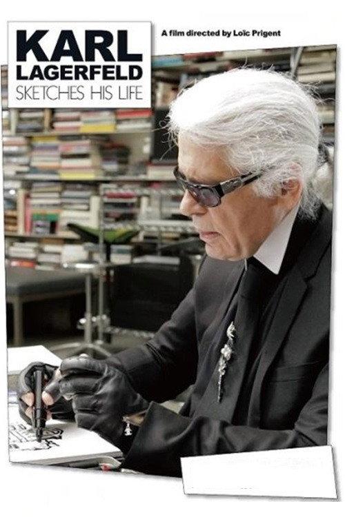 Karl Lagerfeld Sketches His Life 2013 official movie poster