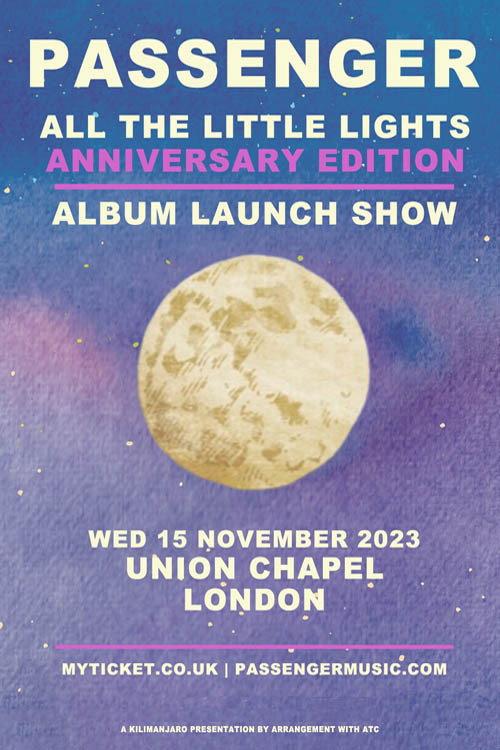 Passenger: Live from Union Chapel London 2023 official movie poster