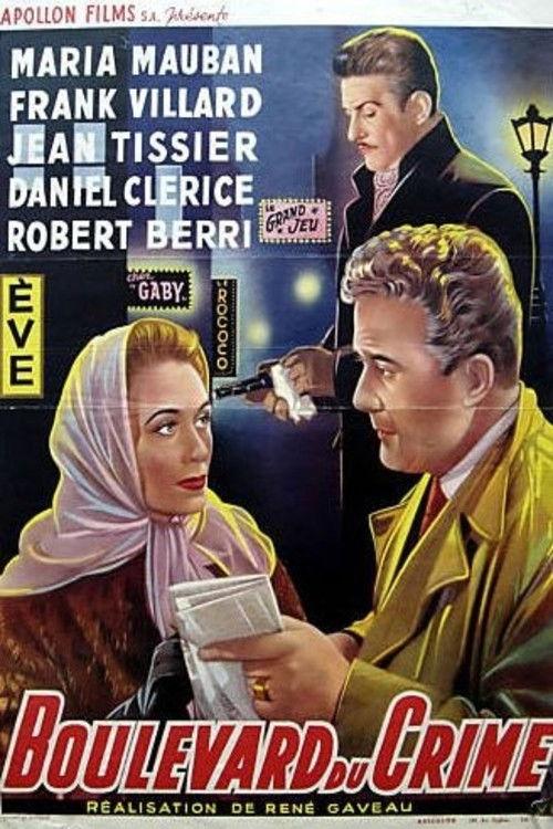 Crime Boulevard 1955 official movie poster