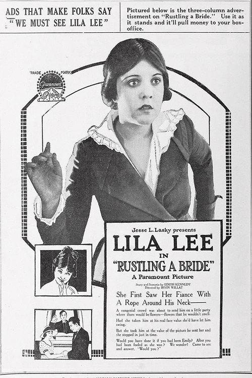Rustling a Bride 1919 official movie poster