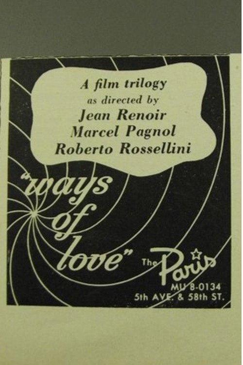 The Ways of Love 1950 official movie poster