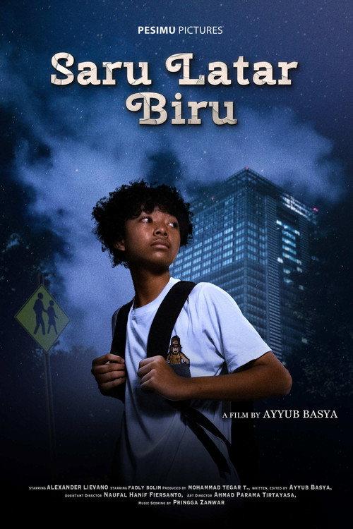 Saru Latar Biru 2024 official movie poster