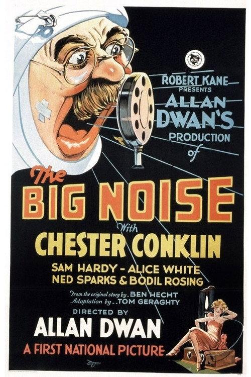 The Big Noise 1928 official movie poster