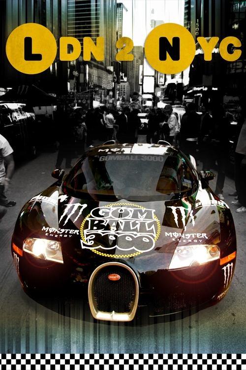 Gumball 3000: LDN 2 NYC 2011 official movie poster