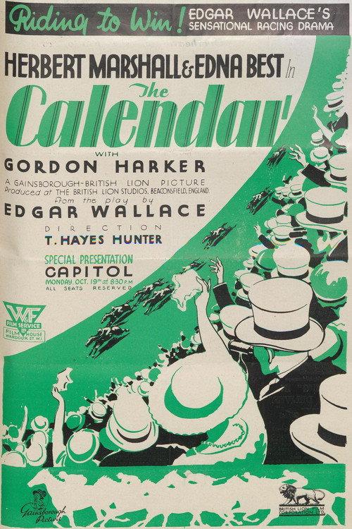 The Calendar 1931 official movie poster