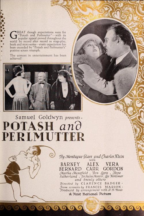 Potash and Perlmutter 1923 official movie poster