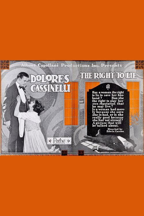 The Right To Lie 1919 official movie poster