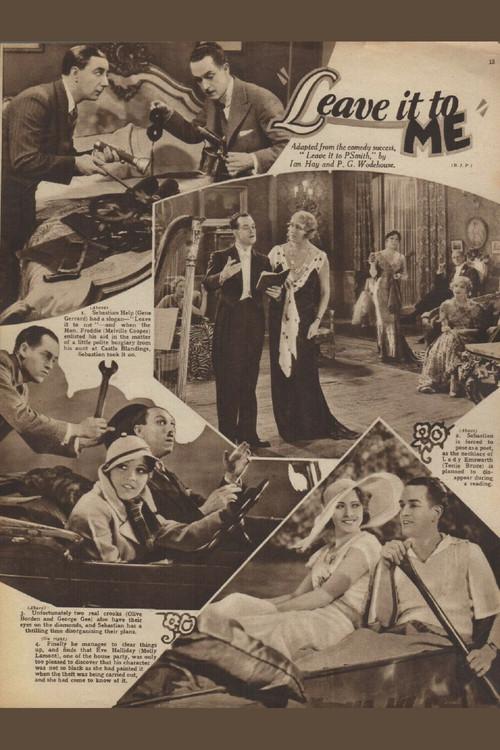 Leave It to Me 1933 official movie poster