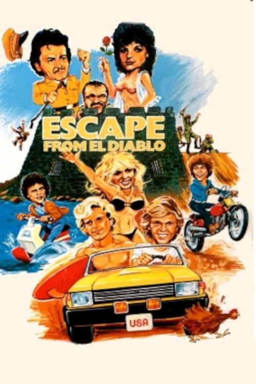 Escape from El Diablo 1983 official movie poster