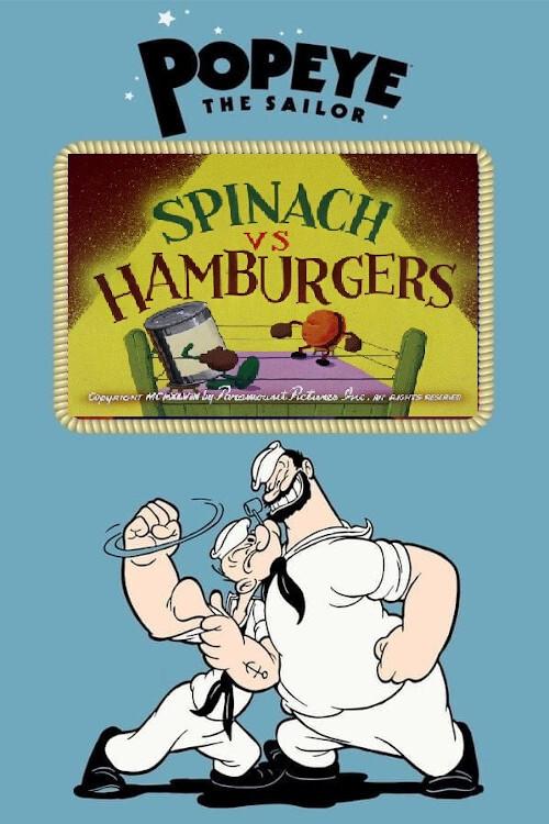 Spinach vs Hamburgers 1948 official movie poster