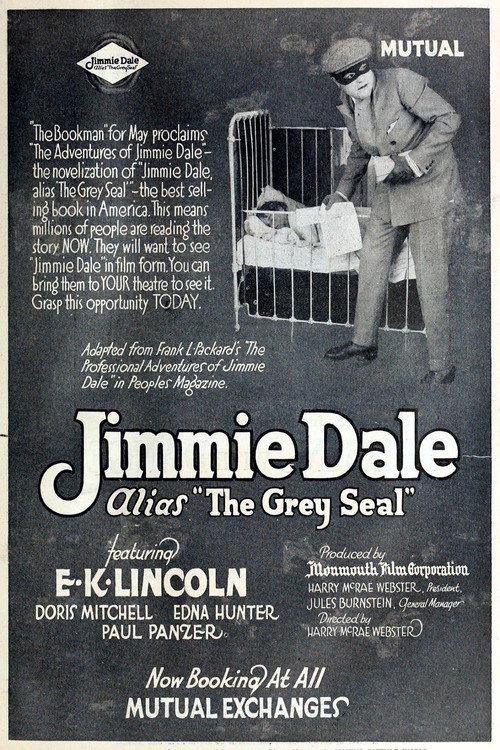 Jimmie Dale, Alias the Grey Seal 1917 official movie poster
