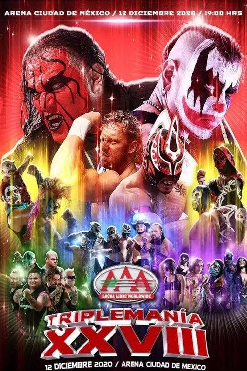AAA Triplemania XXVIII 2020 official movie poster