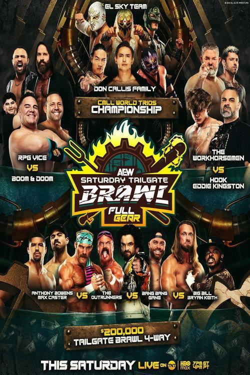 AEW Full Gear 2025: Saturday Tailgate Brawl 2025 official movie poster